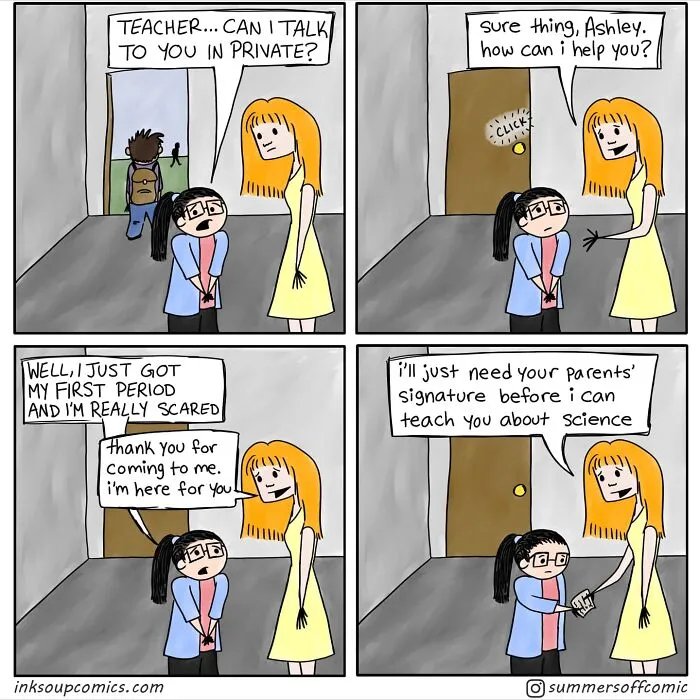This Real-Life Teacher Perfectly Captured School Life With Humor In Her 31 New Comics