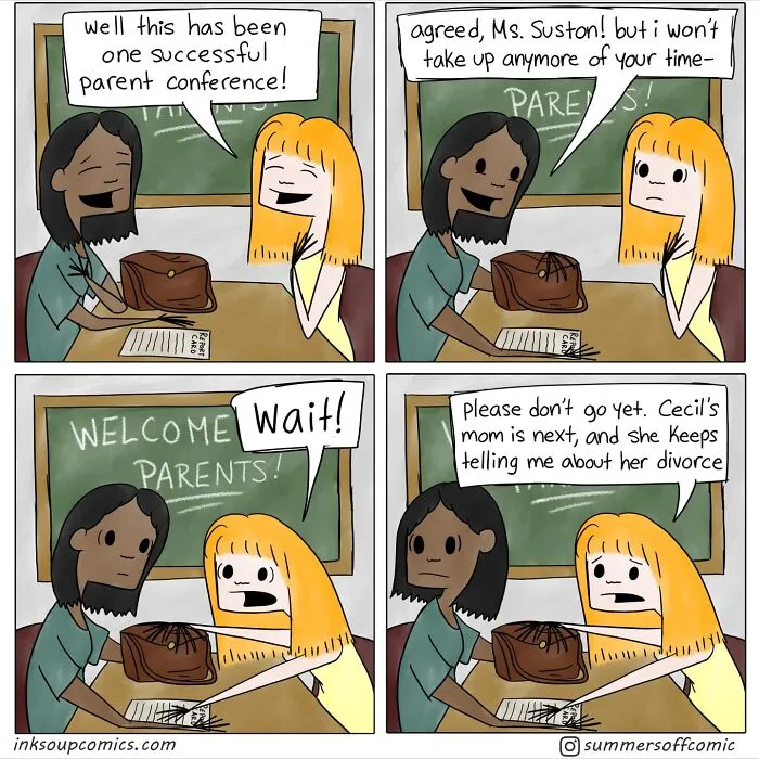 This Real-Life Teacher Perfectly Captured School Life With Humor In Her 31 New Comics