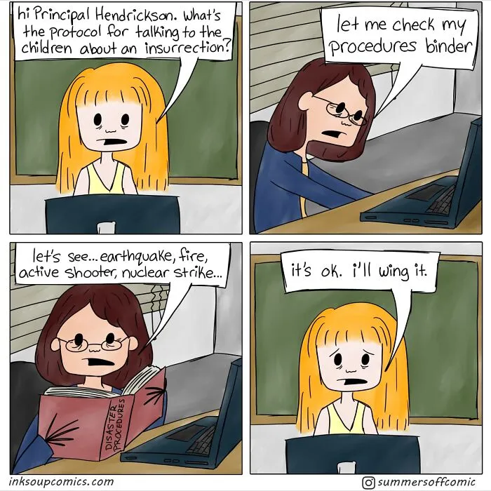 This Real-Life Teacher Perfectly Captured School Life With Humor In Her 31 New Comics