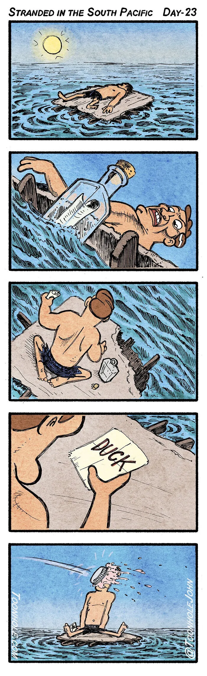27 Cleverly Dark Comics By Comedic Genius Toonhole John (New Pics)