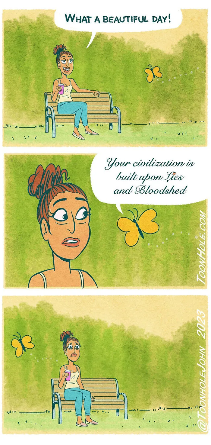 27 Cleverly Dark Comics By Comedic Genius Toonhole John (New Pics)