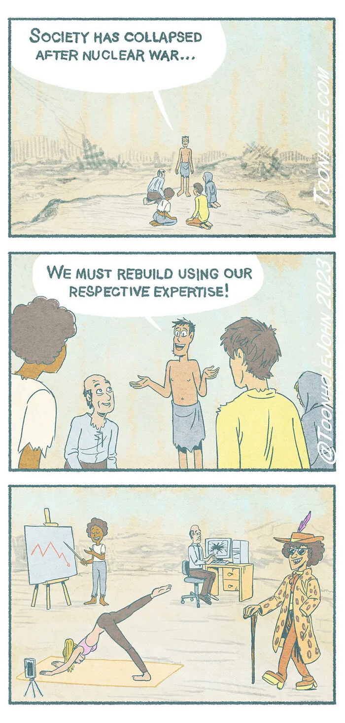 27 Cleverly Dark Comics By Comedic Genius Toonhole John (New Pics)