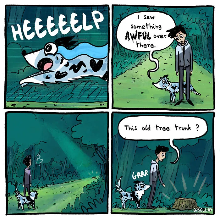 He’s Easily Scared