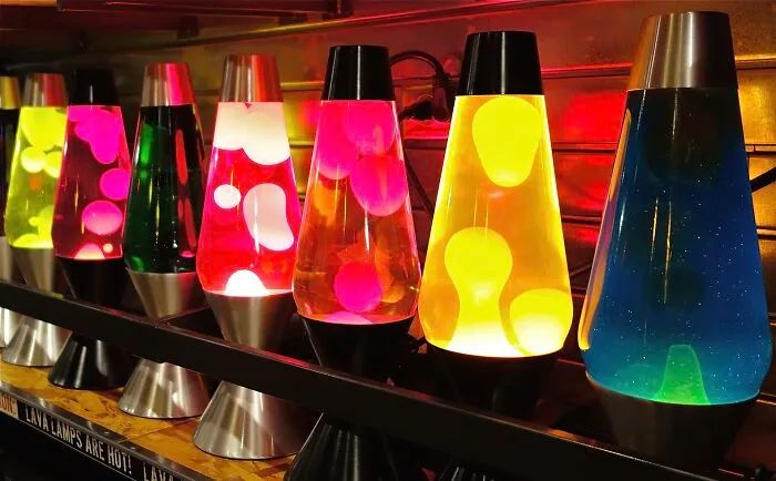 Decoration Trends: Owning lava lamps, beaded curtains, glow-in-the-dark stars, plastic fruits, and fake plants.  Did you have one of those?