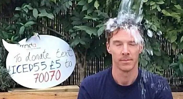 ALS Ice Bucket Challenge: Dumping a bucket of cold water over your head to raise awareness for ALS.   Did you do it?