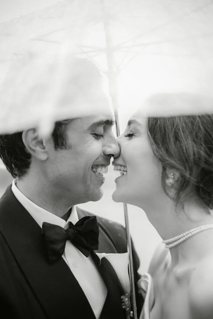 Just Married — And Slightly Soaked