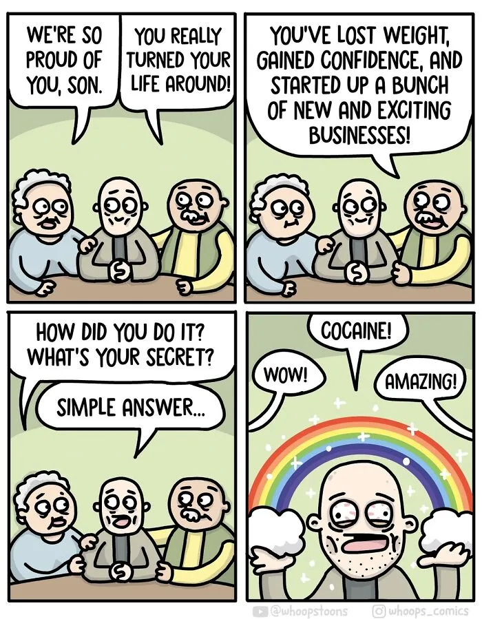30 Silly Cartoons With Unexpected Endings By Whoops Comics