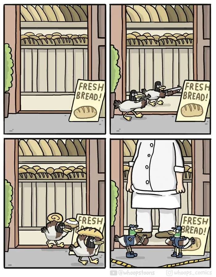 30 Silly Cartoons With Unexpected Endings By Whoops Comics