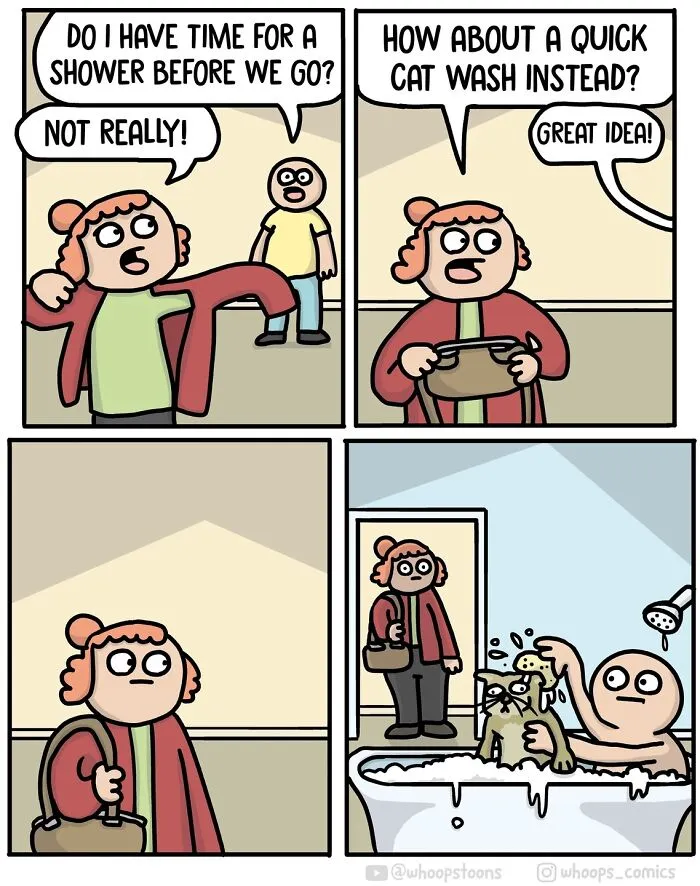 30 Silly Cartoons With Unexpected Endings By Whoops Comics