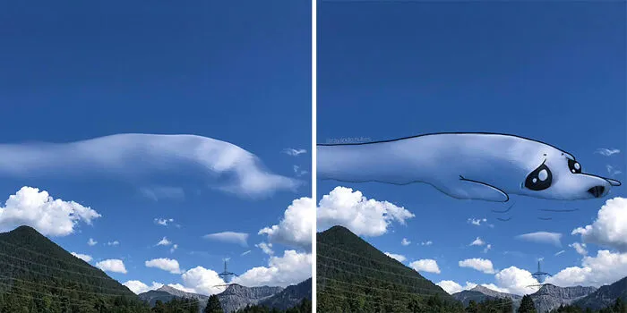 Secret Stories Hidden In The Clouds, Revealed By This Creative Artist (22 New Pics)