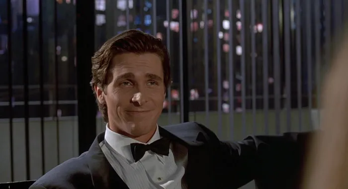 Christian Bale In "American Psycho"