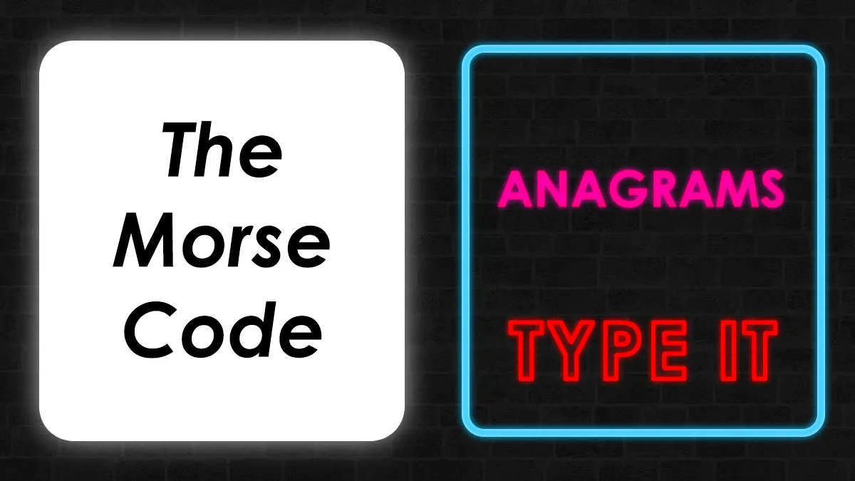 “So You Say You Love Word Games?”: Then Solving These 30 Anagrams Should Be Easy