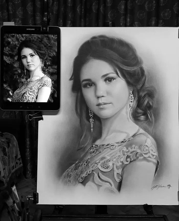 28+ Years Of Experience Shows In This Artist’s Portraits Of People He Drew (30 New Pics)