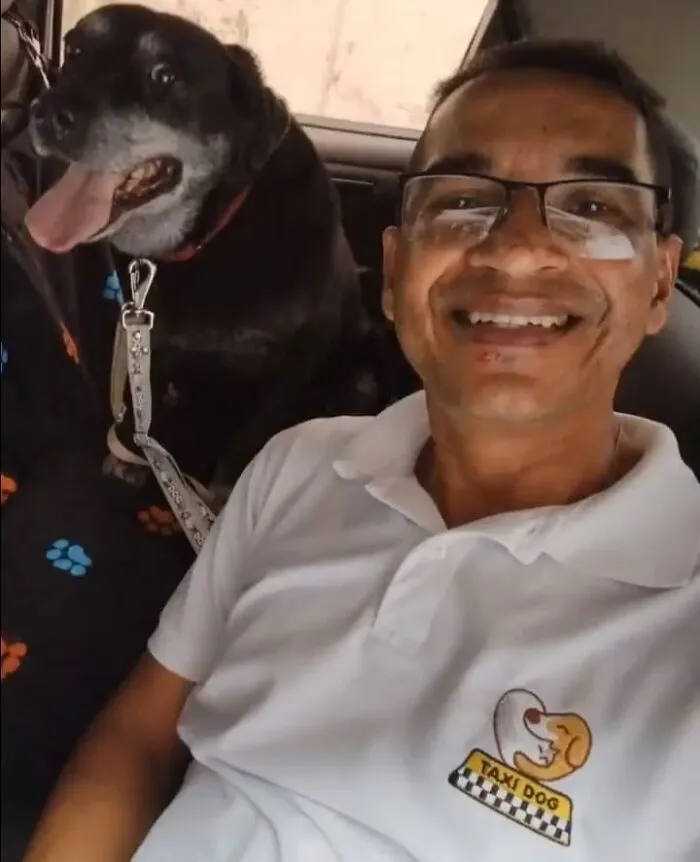 33 Times This “Pet Taxi” Driver Has Taken Cute Selfies With His Furry Customers (New Pics)