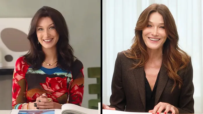 Bella Hadid And Carla Bruni