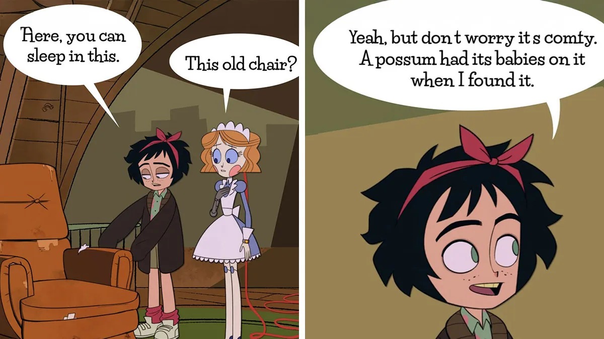 21 Wholesome Comics About A Robot Nanny Who’s Just Trying Her Best, By Dominic Cellini