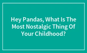 Hey Pandas, What Is The Most Nostalgic Thing Of Your Childhood? (Closed)