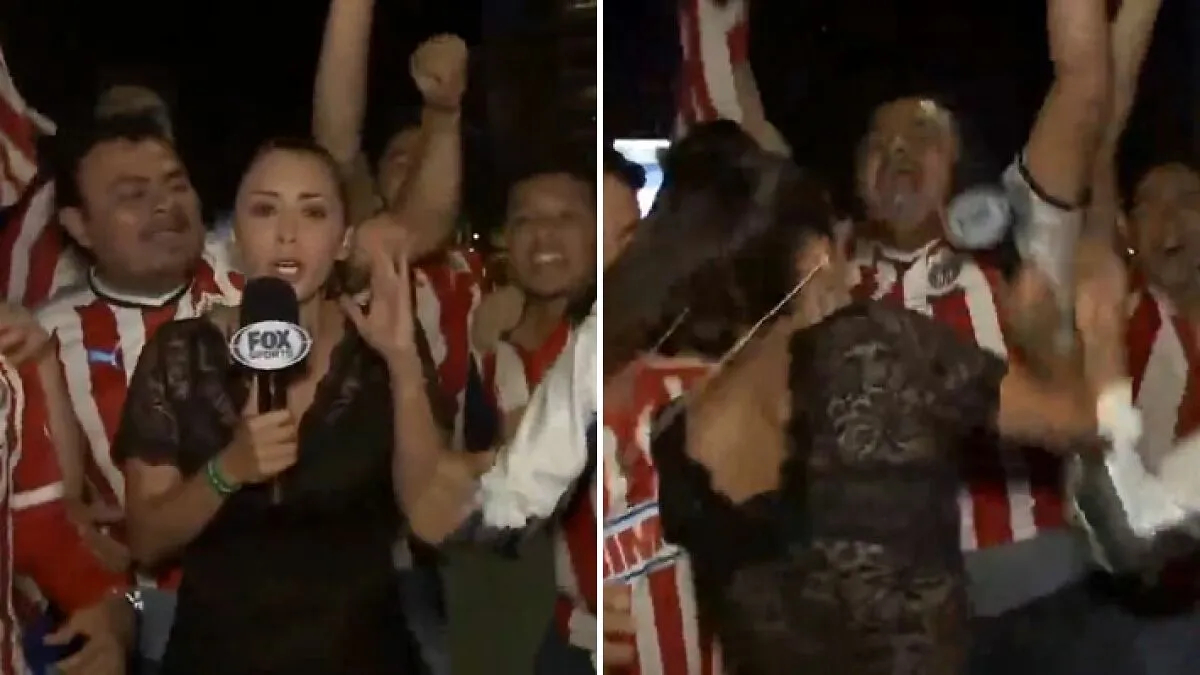 Mass Outrage After Female Reporter's Assault On Live TV Hailed As A "Great Moment" By Fans