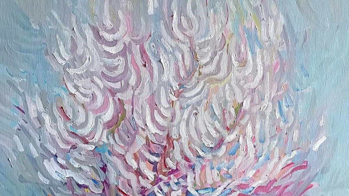 I Paint Thousands Of Lines In Every Piece, Here’s How They Turn Into Stories On Canvas (22 Pics)