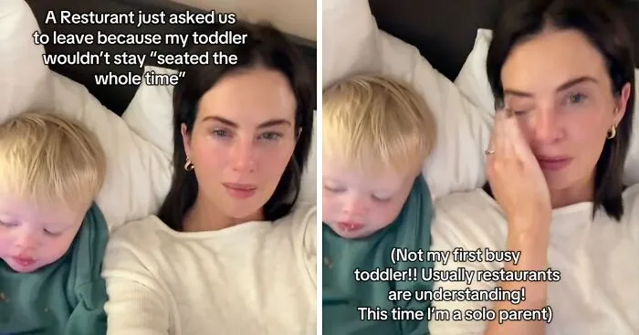 "Entitled" Mom Alleges Restaurant Booted Her Because Her Toddler Wouldn't Sit, Gets Reality Check