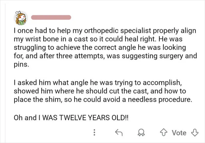 Because Of Course A Child Would Know More About Medicine Than A Trained Doctor