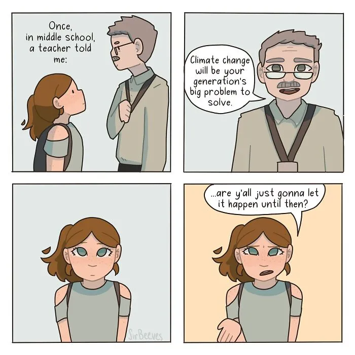 Sir Beeves Draws What It Feels Like To Grow Up In Her Honest Comics (42 Pics)