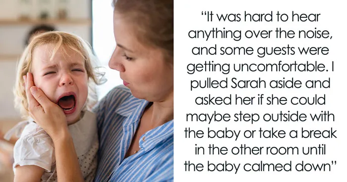 Mom Brings Crying Baby To Friend's B-Day Party, Later Livid At Everyone For Not Being Understanding