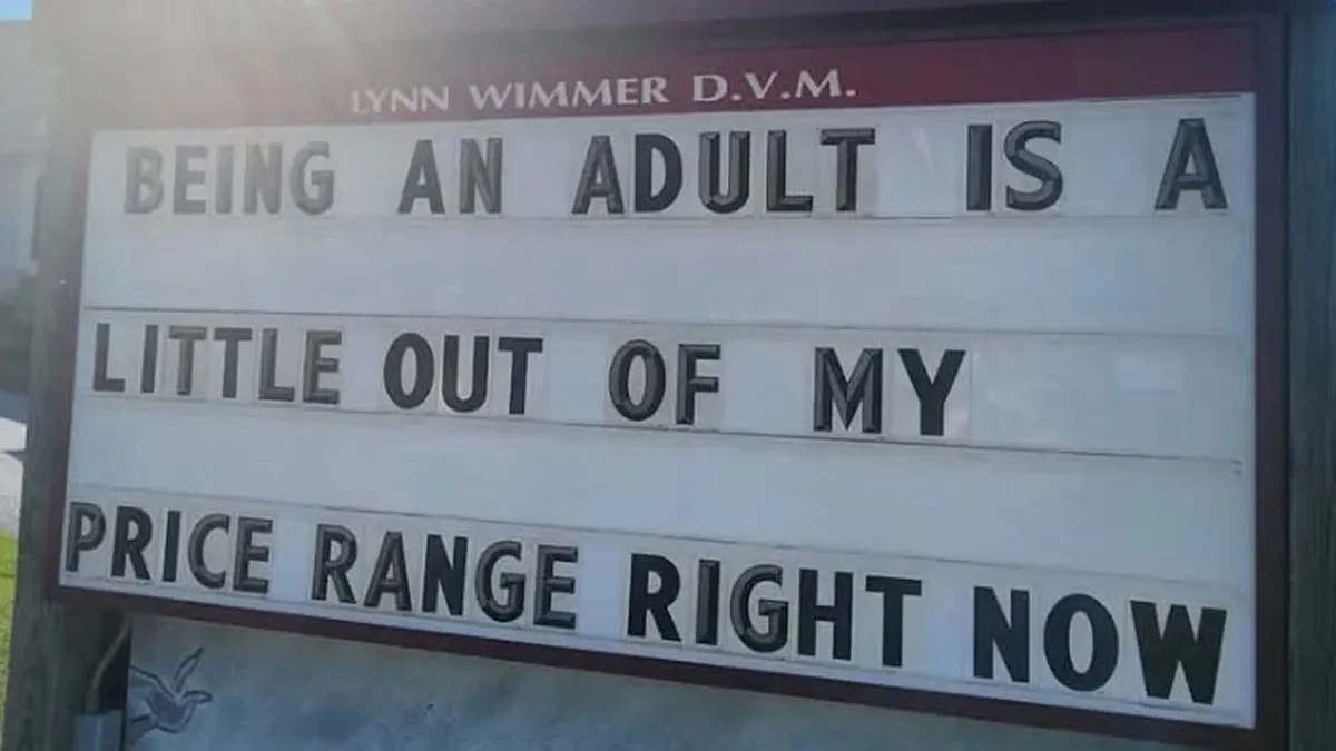 No Fleas, Just Jokes: 40 Signs That Had Tails Wagging (New Pics)