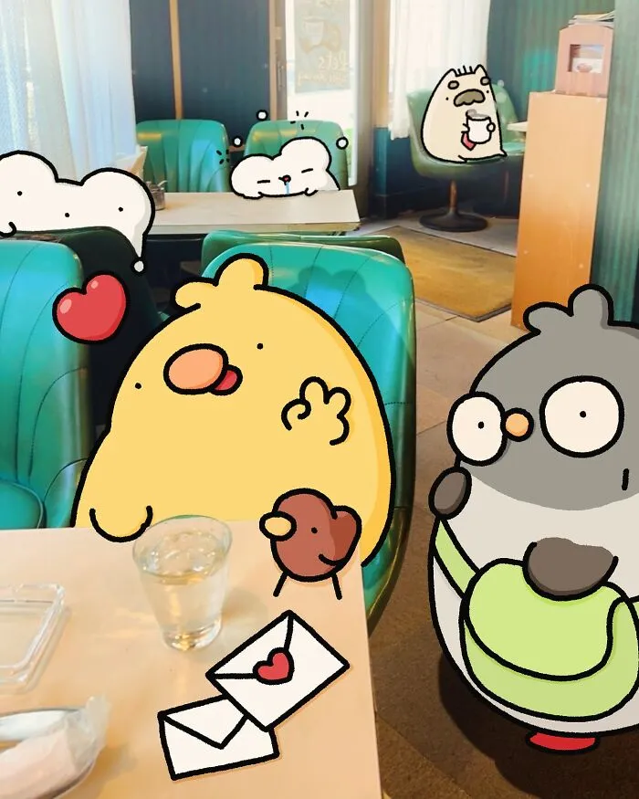 Birb, Bread, And Poku Take On The Real World In These 27 Cute Images By Kenny Mays