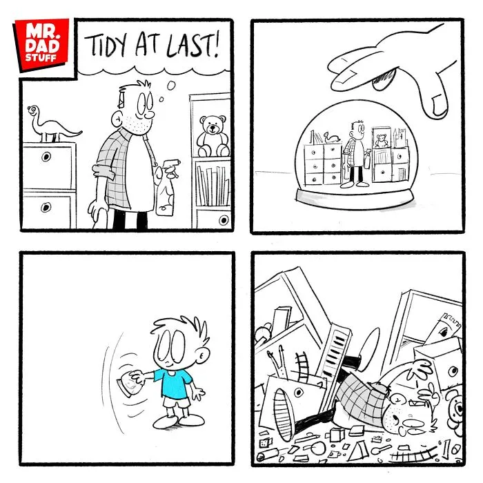 30 Comics By This Artist Who Gets What It’s Like To Raise Kids And Keep It Together (Sort Of)
