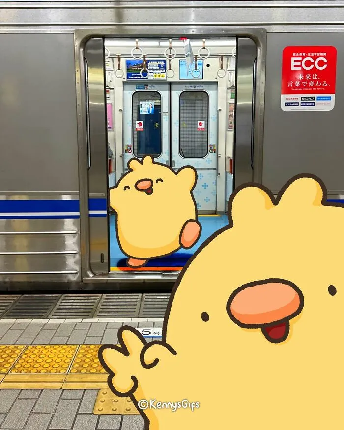 Birb, Bread, And Poku Take On The Real World In These 27 Cute Images By Kenny Mays