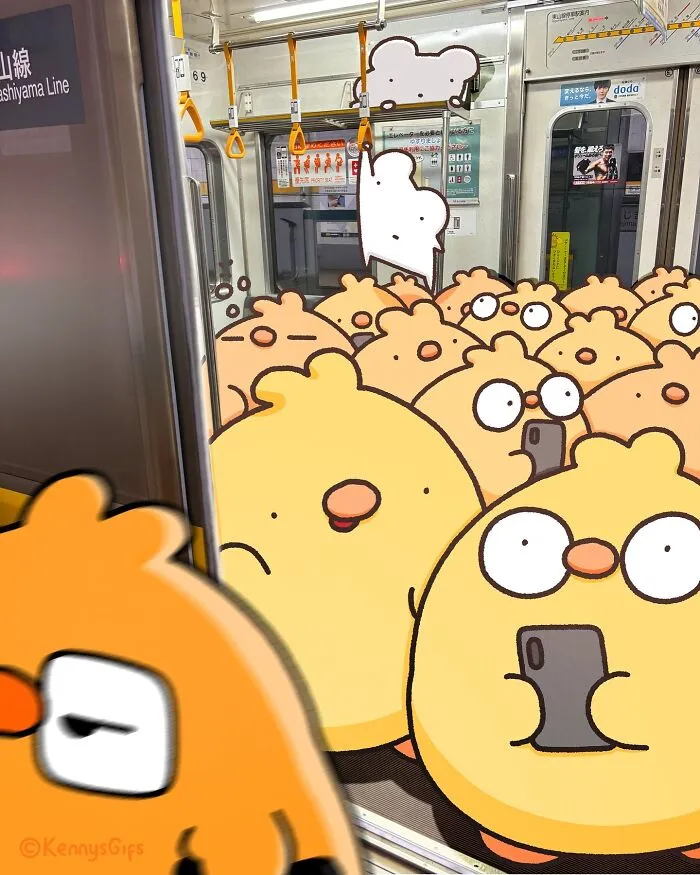 Birb, Bread, And Poku Take On The Real World In These 27 Cute Images By Kenny Mays