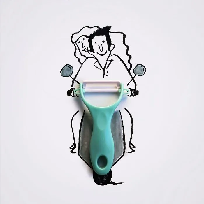 Everyday Objects Come To Life In These 36 Playful Illustrations By Romain Joly