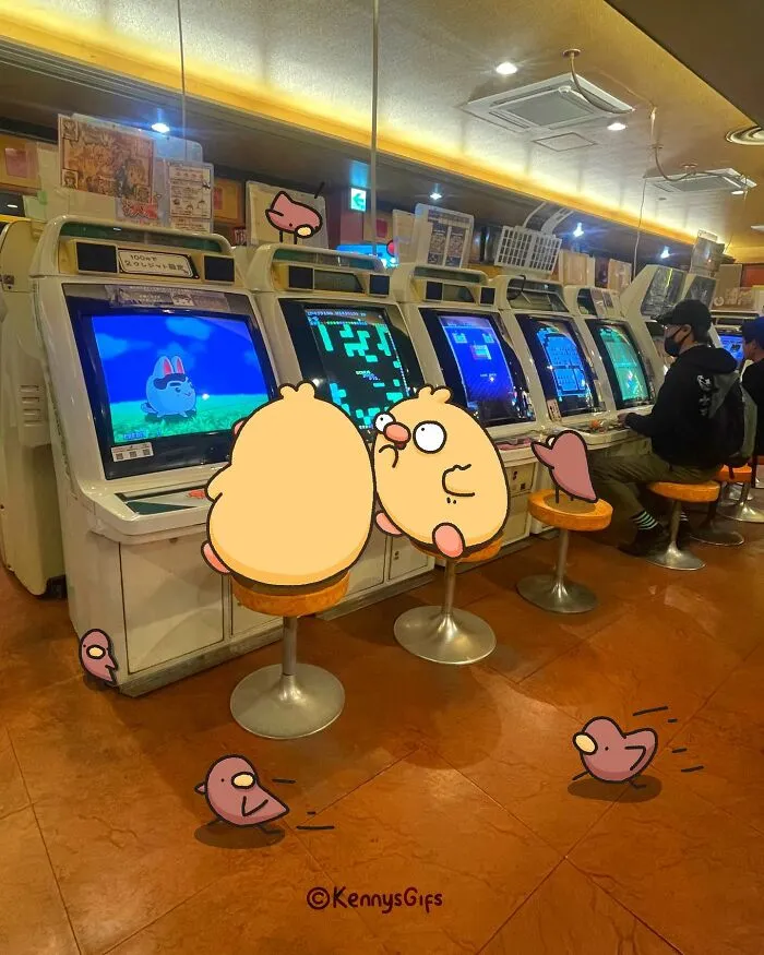 Birb, Bread, And Poku Take On The Real World In These 27 Cute Images By Kenny Mays