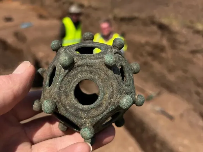 Mysterious Roman Dodecahedron That Has Been Found In England (More Than A Hundread Of These Have Been Found All Over Europe, But Nobody Knows What Are They For)