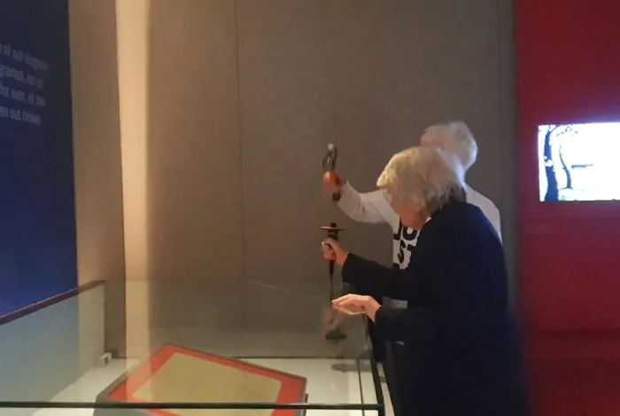 When You Try To Break The Glass That’s Shielding The Magna Carta