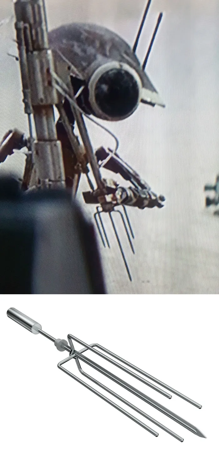 That Thing In Mandalorian Is Definitely A Rotisserie Skewer, Or Whatever It's Called