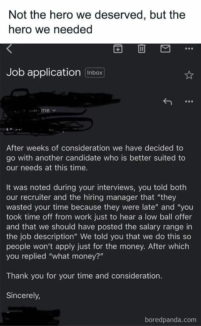 Bring This Man His Job!