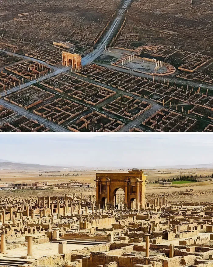 Thamugadi, Also Known As Timgad, Stands As A Remarkable Example Of A Roman Ghost Town
