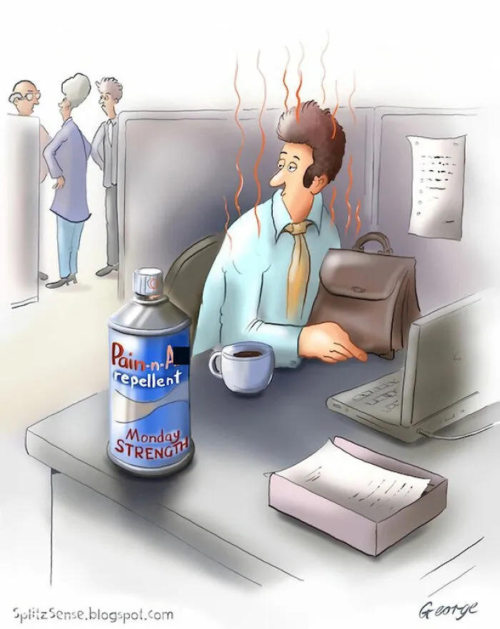 29 Surreal, Simple, And Strangely Relatable Cartoons By George Webster