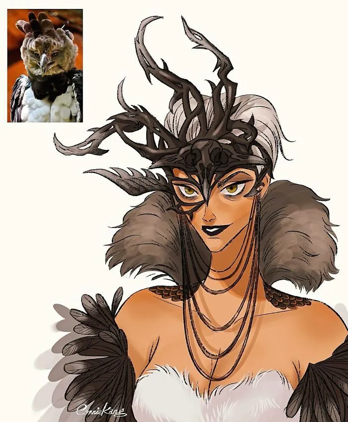 17 New Creative Illustrations By Connie Kang Where Human Meets Animal Charm