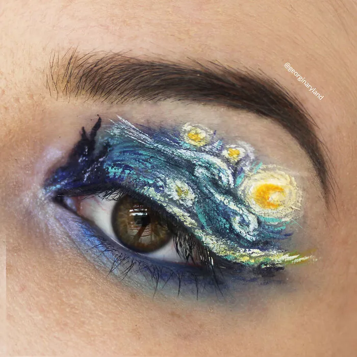 Georgina Ryland Creates Tiny Paintings On Eyes
