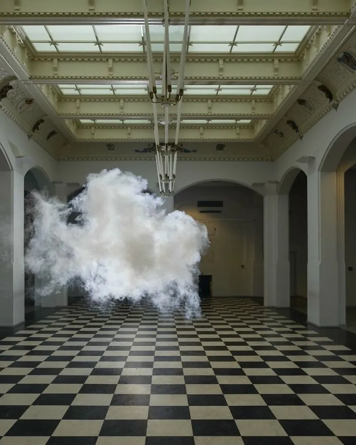 This Artist Creates Real Clouds Indoors, And They Disappear In Seconds (16 Pics)