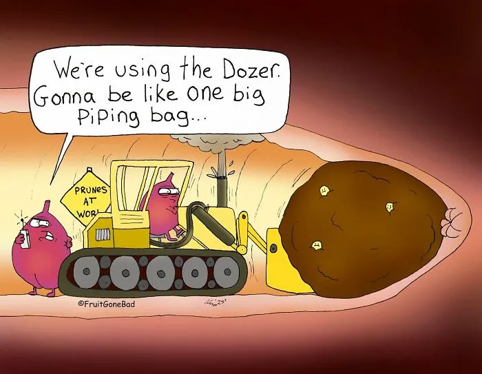 31 Playfully Inappropriate Comics That Bring Produce And Random Items To Life, By This Artist (New Pics)