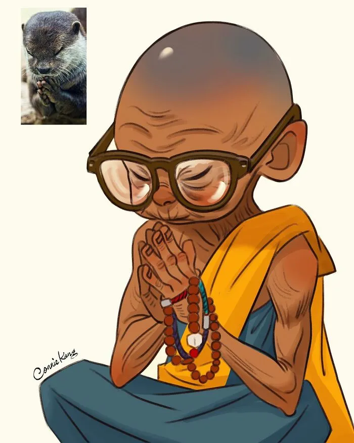 17 New Creative Illustrations By Connie Kang Where Human Meets Animal Charm