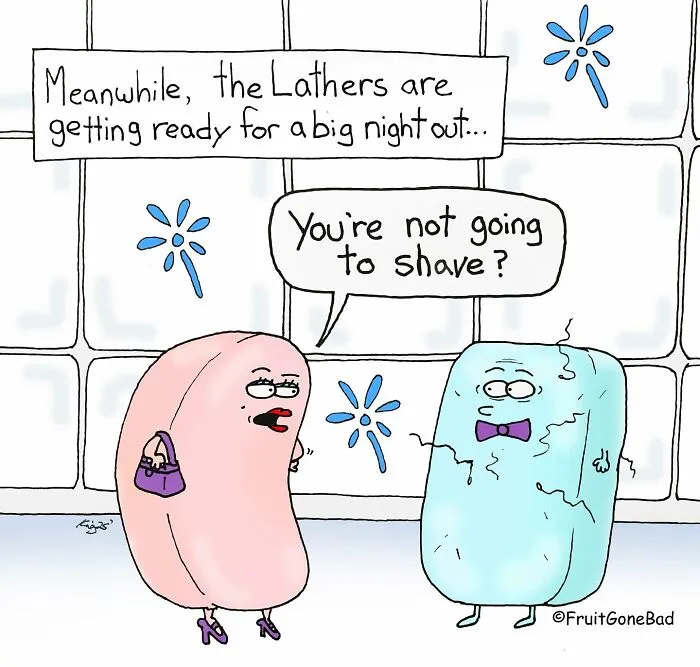 31 Playfully Inappropriate Comics That Bring Produce And Random Items To Life, By This Artist (New Pics)