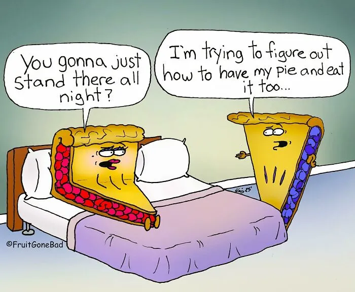 31 Playfully Inappropriate Comics That Bring Produce And Random Items To Life, By This Artist (New Pics)