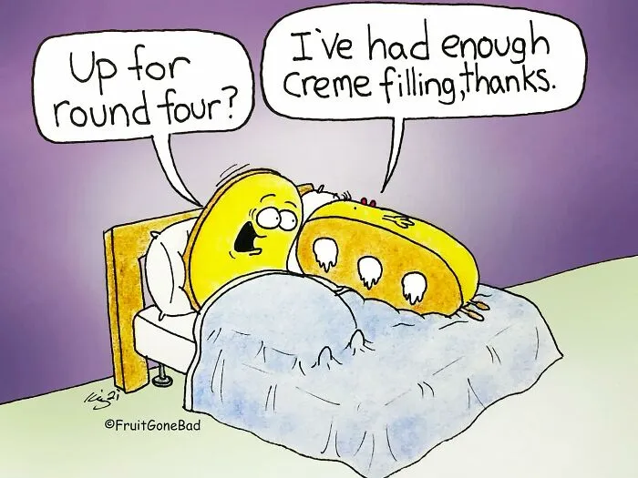 31 Playfully Inappropriate Comics That Bring Produce And Random Items To Life, By This Artist (New Pics)