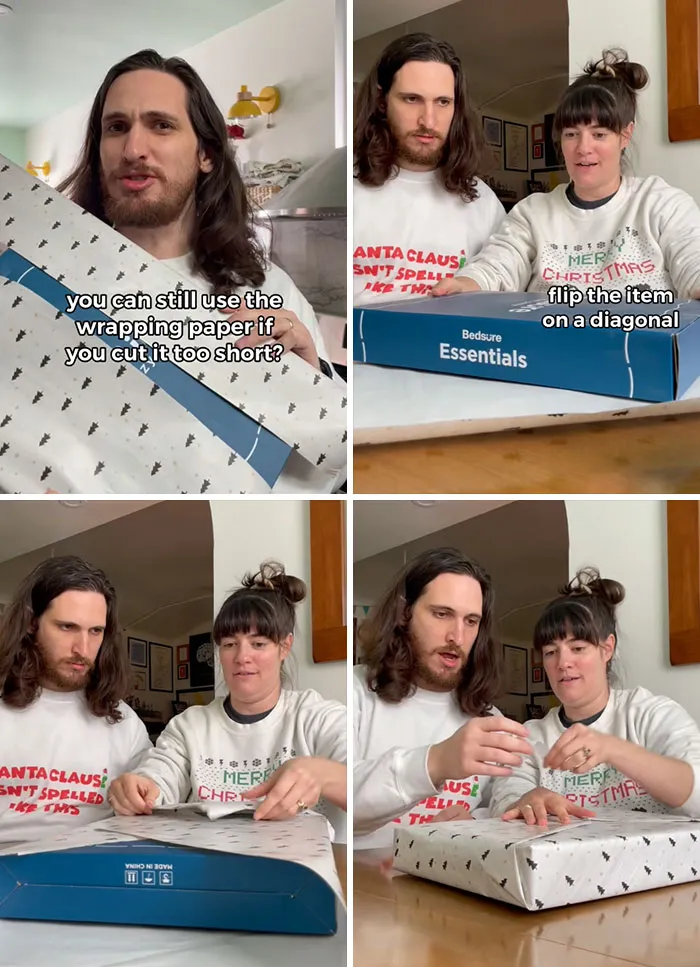You Can Still Use The Wrapping Paper If You Cut It Too Short?