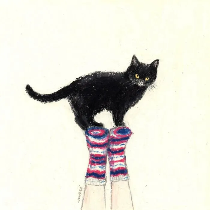Korean Artist Started To Draw Cats 3 Years Ago, Now She Has The Most Adorable Collection (45 Pics)